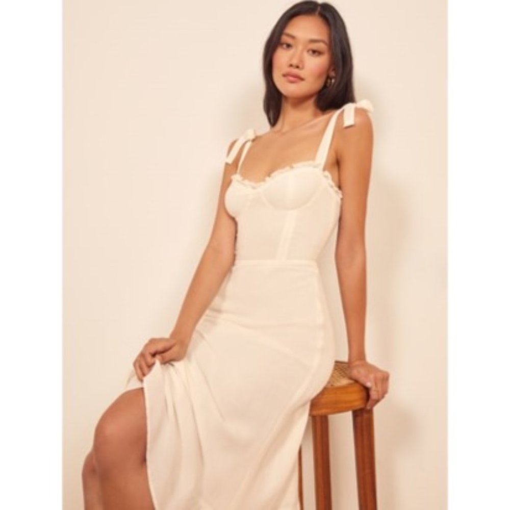Reformation Nikita Dress in Ivory